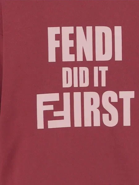 Bluza dziecięca Fendi czerwona