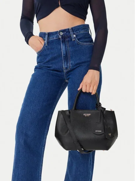 Guess Geantă Amorette negru