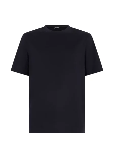 Tricou Zegna cu decolteu rotund negru