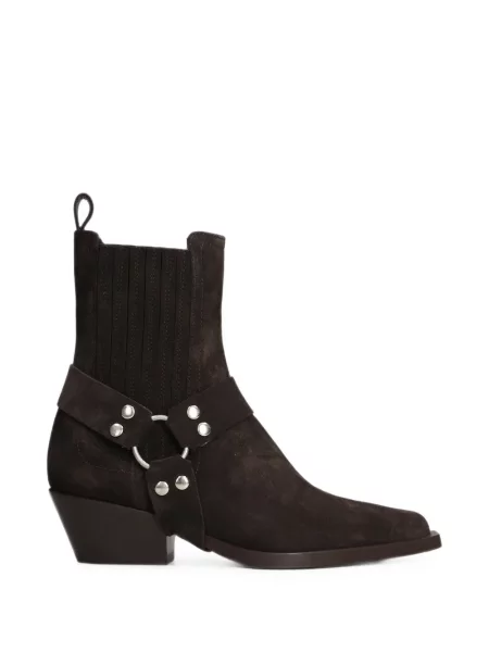 Botine Bibi Lou din piele de căprioară maro