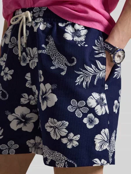 Kąpielówki Polo Ralph Lauren niebieskie