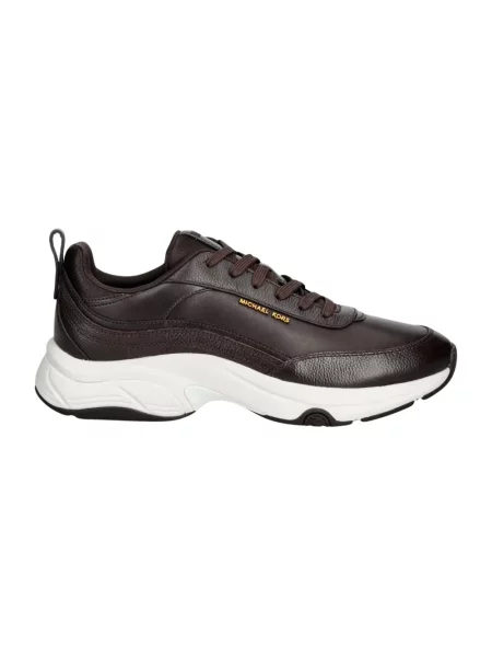 Sneakersy Michael Kors skórzane brązowe