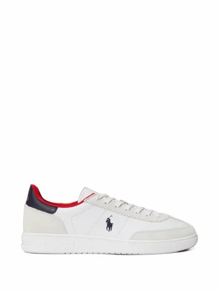 Хавлиени препасан карирана риза Polo Ralph Lauren синьо