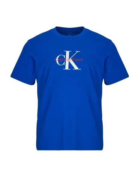 Tricou Calvin Klein Jeans albastru