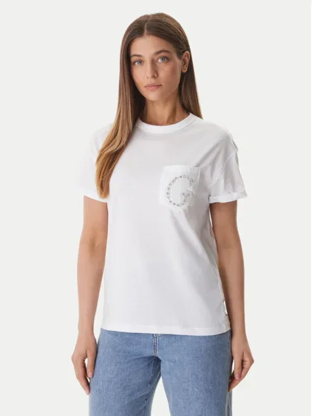 Guess Póló Regular Fit fehér