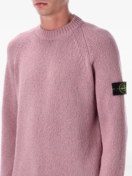 Pulover Stone Island cu strasuri roz