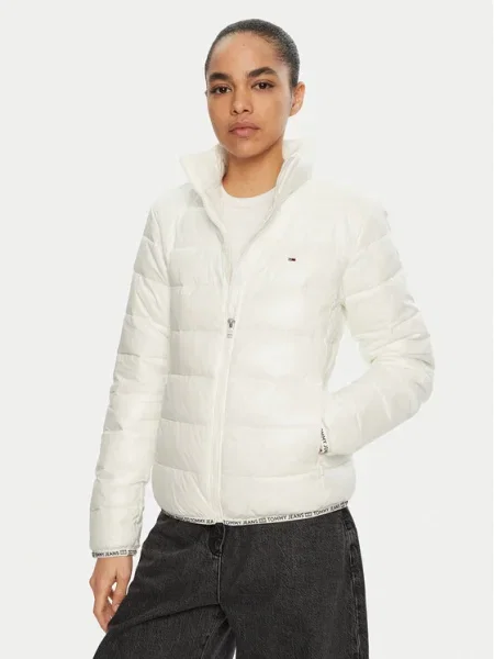 Tommy Jeans Geacă de iarnă Essential Écru