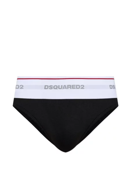 Chiloți Dsquared2 cu autograf negru