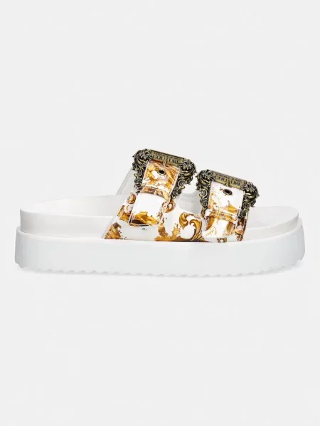 Papuci Versace Jeans Couture alb