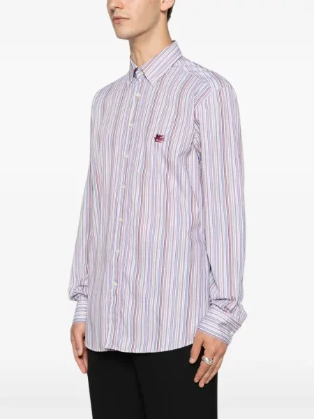 Cămașă Etro cu broderie alb