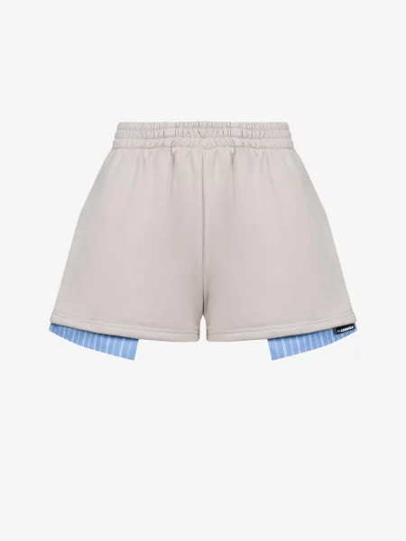 FEMSSY Kalhoty POCKET SHORTS BEIGE' béžová