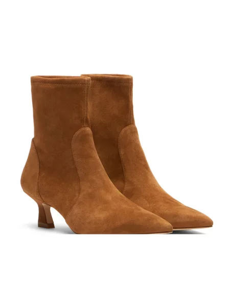 Botki Stuart Weitzman zamszowe brązowe