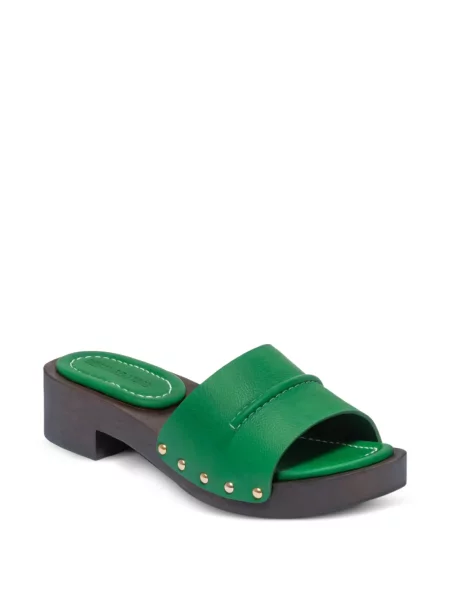 Sandale Bernardo cu tepi verde