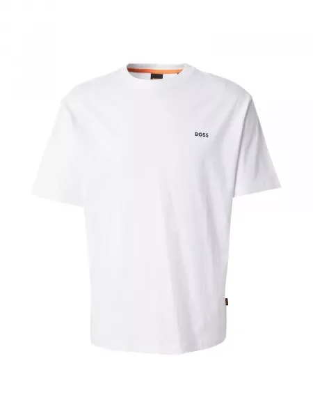BOSS ORANGE Tricou Galaxy alb