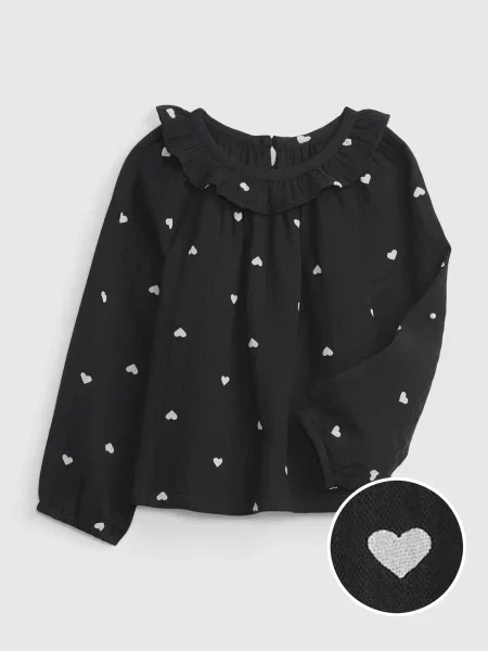 Bluzka Gap w serca czarna