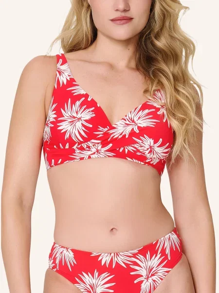 Lingadore Góra Od Bikini Z Fiszbinami rot białe