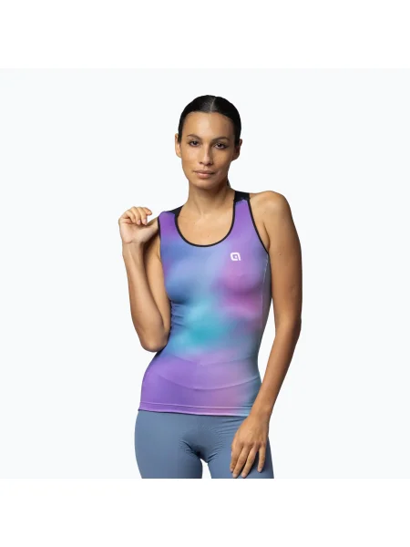 Tricou de ciclism pentru femei Alé Aurora TT purple violet