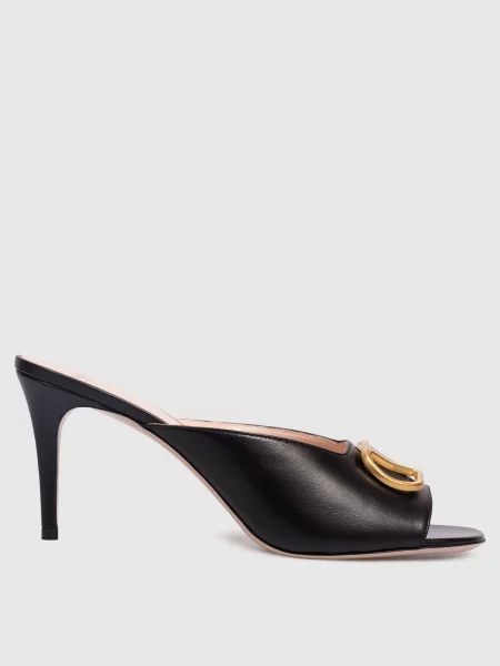 Шкіряні мюлі VLogo Signature Valentino чорні