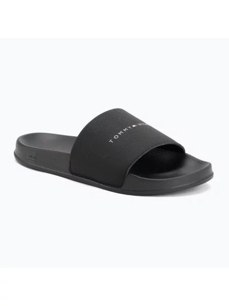 Pantofle Tommy Hilfiger Core Pool black černé
