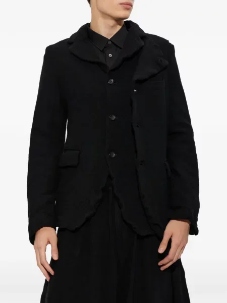 Geacă Black Comme Des Garçons de lână negru