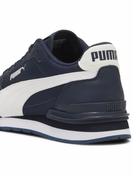 Sneakersy unisex ST Runner v4 PUMA Club Navy White Blue białe