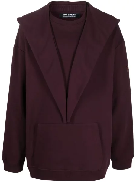 Hanorac cu glugă Raf Simons violet