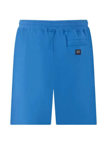 Pantaloni scurți Paul & Shark cu autograf cu cordon albastru