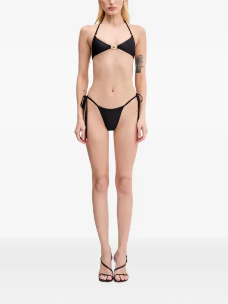Bikini Marine Serre cu legături negru