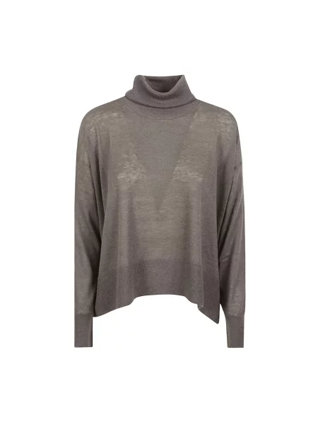 Sweter z golfem C.t.plage szary