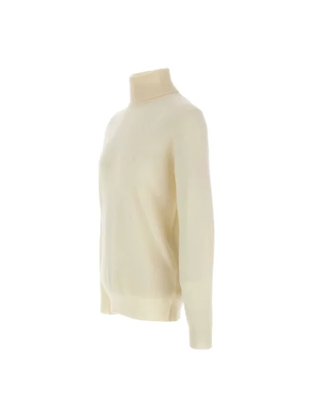 Sweter z golfem Kangra wełniany biały