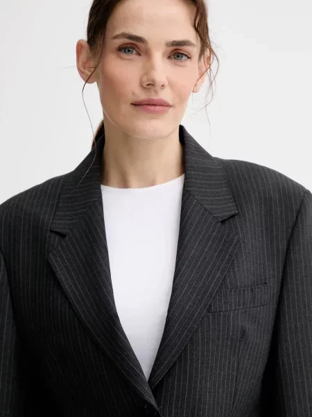 Пиджак Filippa K однобортный серый