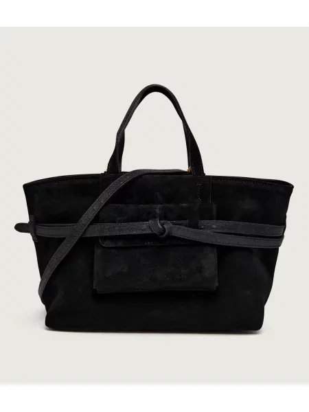 GIANNI CHIARINI Geantă pe umăr Belty | piele întoarsă negru