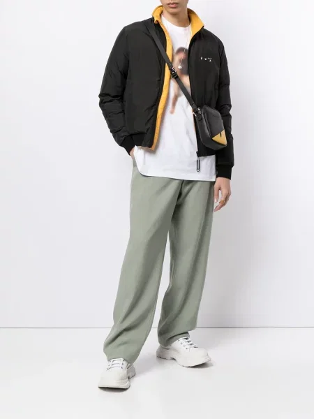 Reversibil geacă cu puf Off-white alb