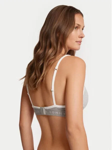 Tommy Hilfiger Underwear Grudnjak melange / bijela siva