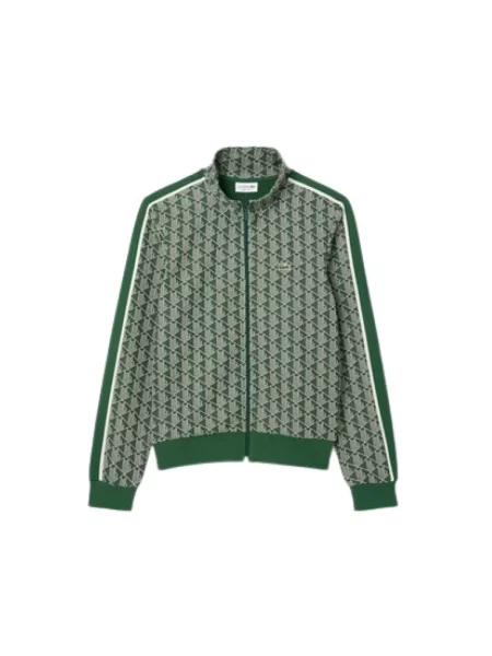 Bluza rozpinana Lacoste zielona