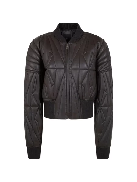 Geanta de piele Moncler + Rick Owens maro