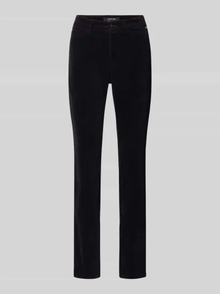 Spodnie o kroju slim fit z 5 Marc Cain czarne