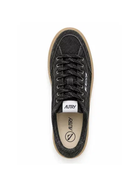 Sneakersy Autry skórzane czarne