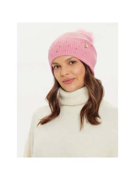 Шапка Guess розово