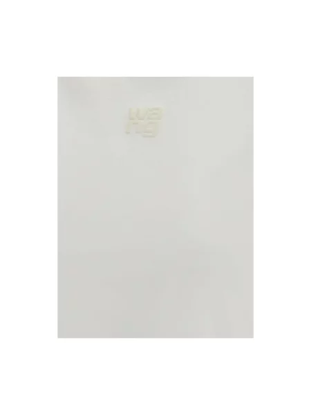 Koszulka polo Alexander Wang z autografem biała