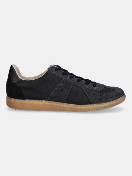 Sneakersy Novesta zamszowe czarne