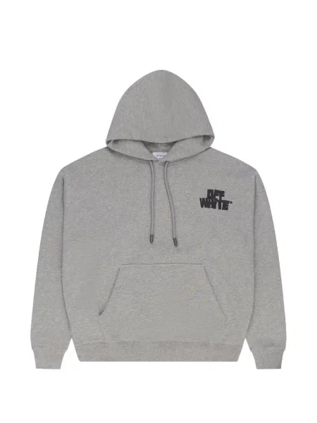 Hanorac cu glugă Off-white alb
