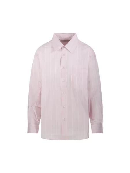 Koszula Dunst w paski różowa