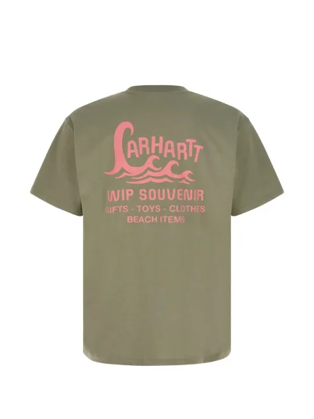 Tricou Carhartt Wip cu imagine verde