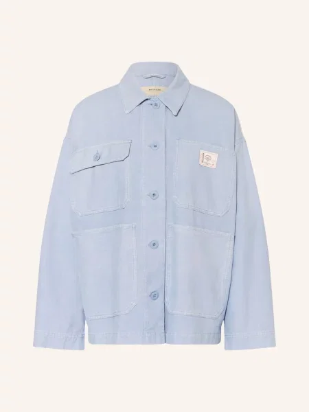 Weekend Max Mara Džínová Bunda Album light blue modrá
