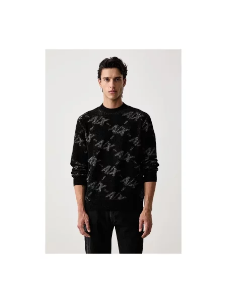 Pulover Armani Exchange negru