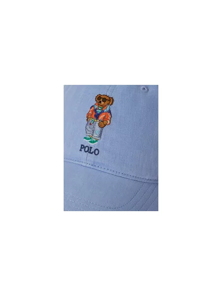 Kepurė su snapeliu Polo Ralph Lauren Žydra
