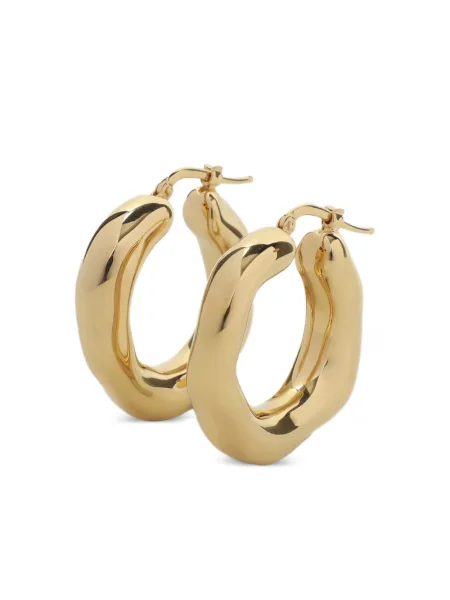 Обеци Jil Sander златисто