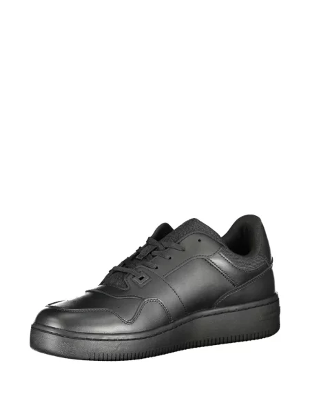 Sneakerși Tommy Hilfiger cu imagine negru