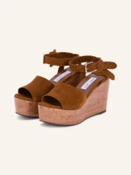 Sandały Jimmy Choo na koturnie